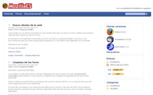 Nuevo diseño de MozillaES